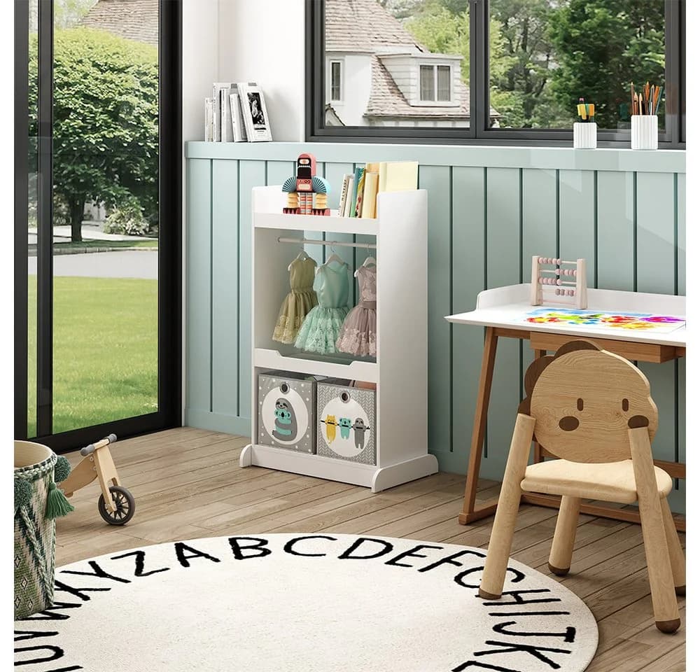 Vicco Kinderkleiderschrank Conny Weiß Modern - Bild 2