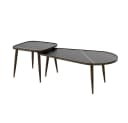 Vicco Couchtisch-Set Manitoba Schwarz Modern Loft-Stil Bild 2