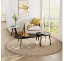 Vicco Couchtisch-Set Manitoba Schwarz Modern Loft-Stil Bild 3