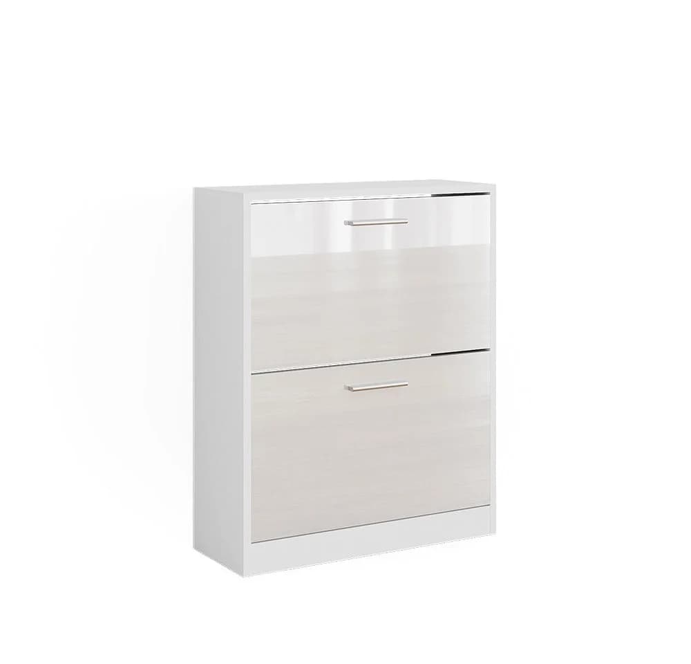Vicco Schuhschrank Gizmo Weiß Hochglanz 2 Fächer - Bild 2