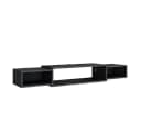 Vicco Lowboard Nordic Schwarz Beton mit offenen Regalen Bild 2