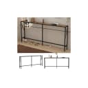 Vicco Konsolentisch Lima Eiche Rustikal Schwarz Moderner Loft-Stil Bild 1