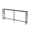 Vicco Konsolentisch Lima Eiche Rustikal Schwarz Moderner Loft-Stil Bild 2