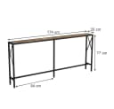Vicco Konsolentisch Lima Eiche Rustikal Schwarz Moderner Loft-Stil Bild 5