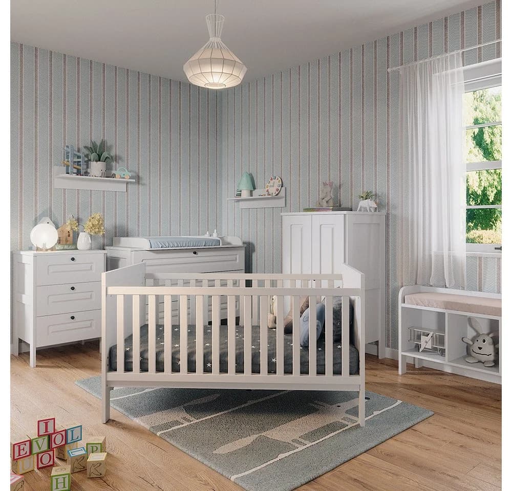 VitaliSpa® Babybett Ajaton Weiß Robust Vielseitig - Bild 3