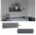 VitaliSpa® Wandregal Ajaton Grau Modernes Kinderzimmerregal Bild 1