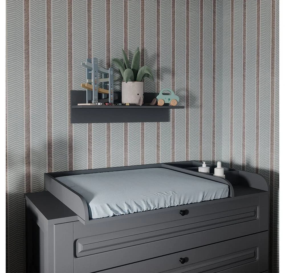 VitaliSpa® Wandregal Ajaton Grau Modernes Kinderzimmerregal - Bild 2