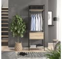 Vicco Kleiderschrank Enya Holz/Schwarz 60 x 180 cm mit Schublade Bild 2
