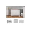 VitaliSpa® Wickelkommode Ajaton Weiß mit 2 Schubladen Bild 1