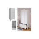 VitaliSpa® Kleiderschrank Ajaton Weiß Modernes Design Bild 1
