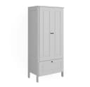 VitaliSpa® Kleiderschrank Ajaton Weiß Modernes Design Bild 5