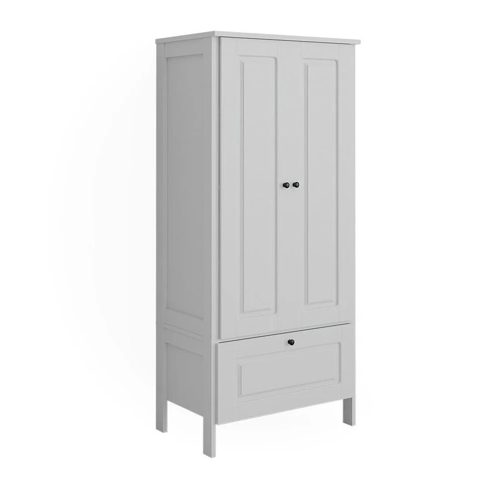 VitaliSpa® Kleiderschrank Ajaton Weiß Modernes Design - Bild 5
