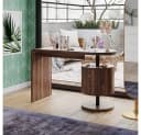 Vicco Schminktisch Lara Eiche Rustikal 120x50cm 2 Schubladen Bild 3