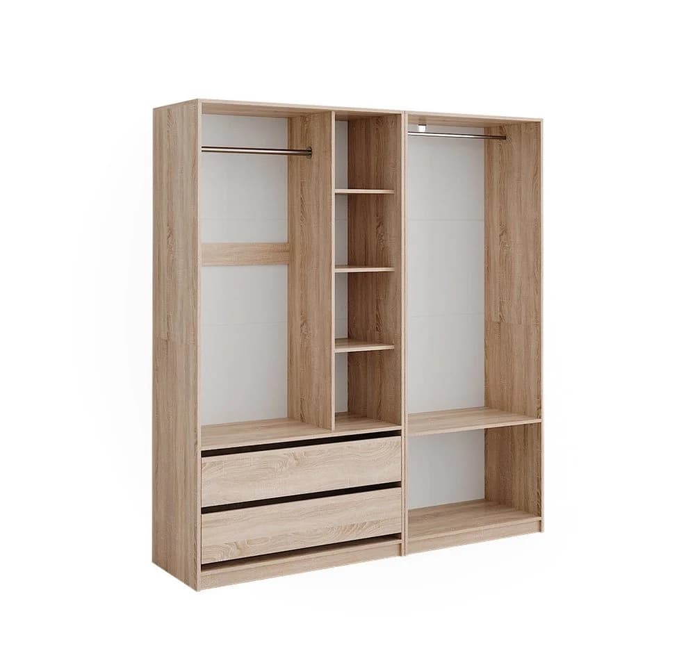 Vicco Kleiderschrank Elmo Sonoma 2-teiliges Garderobenschrank-Set - Bild 2