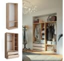Vicco Kleiderschrank Elmo Sonoma 2-teiliges Garderobenschrank-Set Bild 4