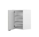 Vicco Eckhängeschrank Fame-Line Weiß Grau-Beige gerahmt Bild 5