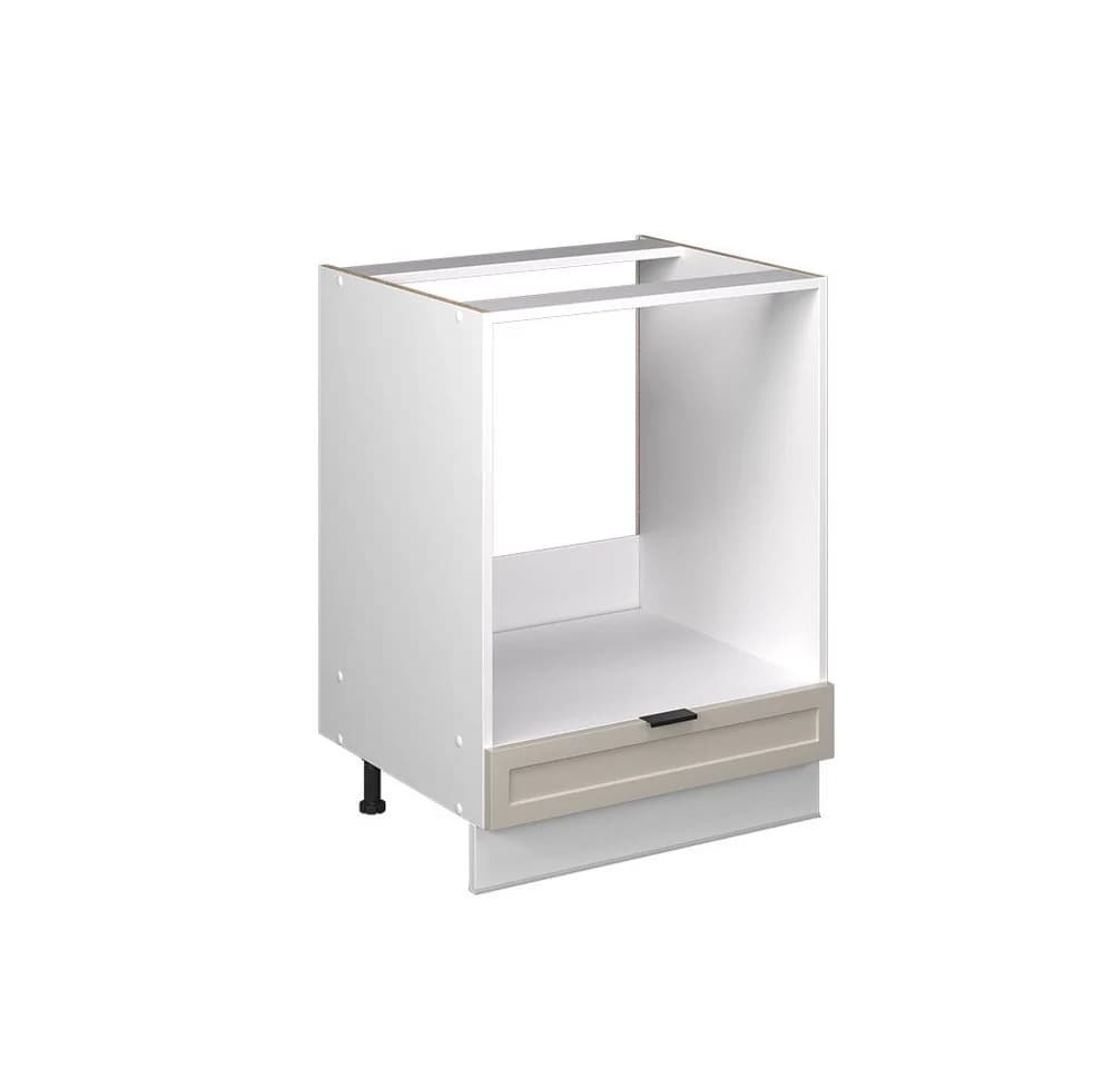 Vicco Herdumbauschrank Fame-Line Weiß Grau-Beige gerahmt 60 cm - Bild 3