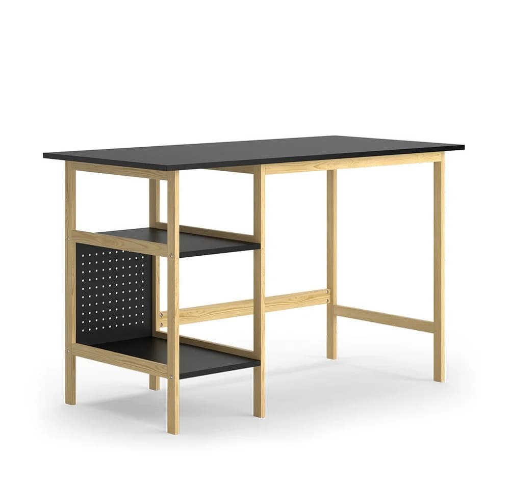 Vicco Schreibtisch Elvia Schwarz Kiefer - Bild 2