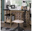Vicco Schreibtisch Elvia Schwarz Kiefer Bild 3