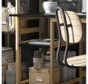 Vicco Schreibtisch Elvia Schwarz Kiefer Bild 4