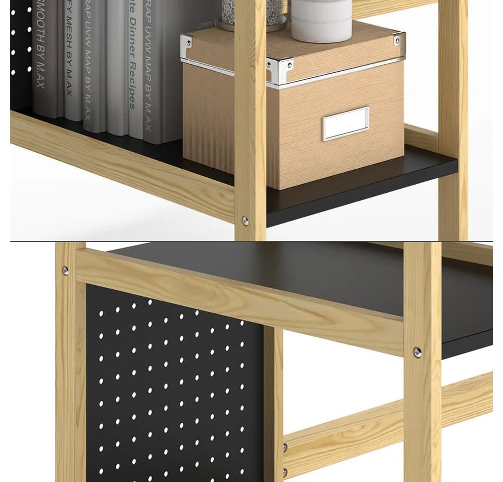 Vicco Schreibtisch Elvia Schwarz Kiefer - Bild 5