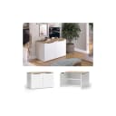 Vicco Kommode Wido Weiß Sonoma 2 Türen Modernes Sideboard Bild 1