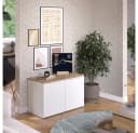 Vicco Kommode Wido Weiß Sonoma 2 Türen Modernes Sideboard Bild 5