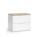 Vicco Kommode Wido Weiß Modern Eckkommode Bild 2