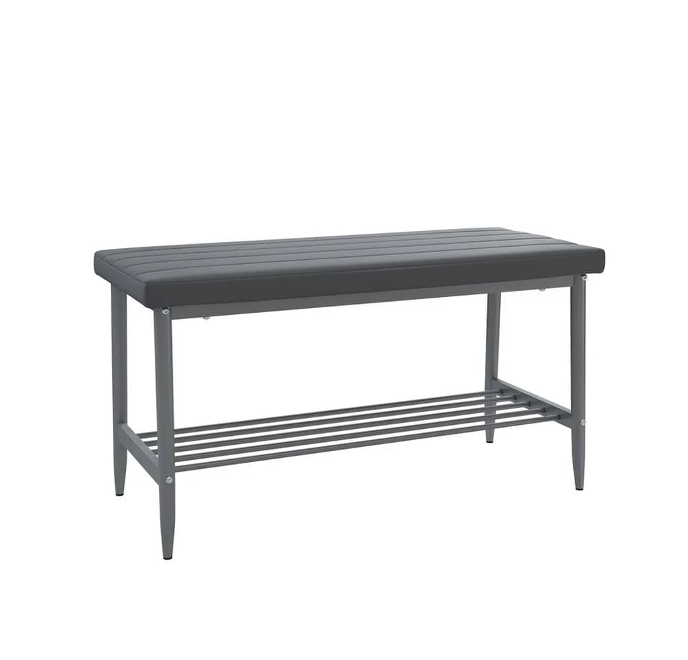 Vicco Sitzbank Grand Grau Kunstleder - Bild 2