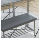 Vicco Sitzbank Grand Grau Kunstleder Bild 5
