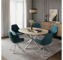 Vicco Esstisch Loyd, Eiche rustikal/Grau, 120 x 76.5 cm ausziehbar Bild 3