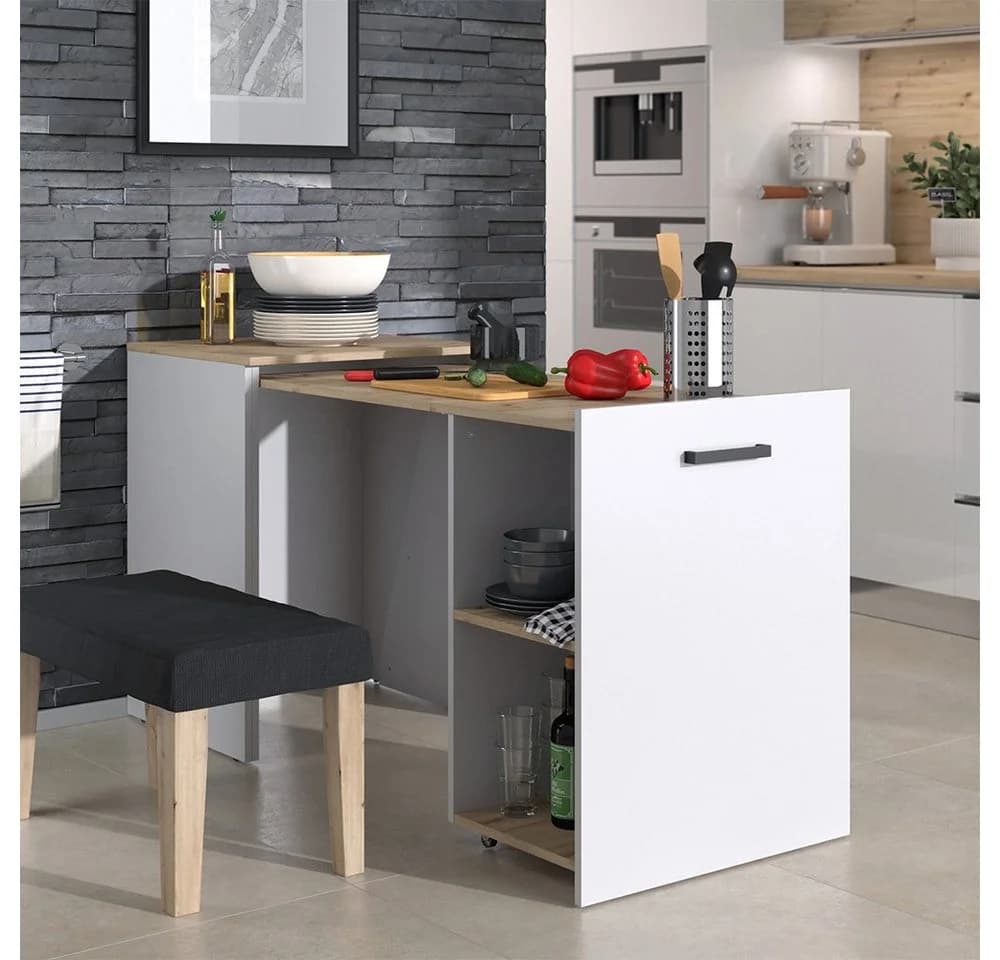 Vicco Esstisch Adam Greige Eiche Ausziehbar Modern - Bild 3