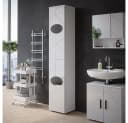 Vicco Hochschrank Irma Weiß Hochglanz Moderner Wäscheschrank Bild 4