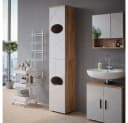 Vicco Hochschrank Irma Weiß Hochglanz Eiche Modern Bild 4