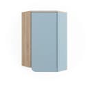 Vicco Hängeschrank Karen Eckbadmöbel Blau-Grau/Sonoma Bild 2
