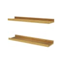 Vicco Bücherregal Linus 2er Set Bambus Modern Wandregal Bild 2