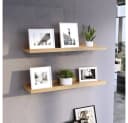 Vicco Bücherregal Linus 2er Set Bambus Modern Wandregal Bild 4