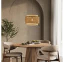Vicco Pendelleuchte Morten Rattan/Creme Japandi Design Bild 4