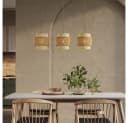 Vicco LED-Hängeleuchte Morten Rattan/Creme Japandi Bild 4
