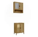 Vicco Badmöbel-Set Liora Bambus/Rattan 2 Teile Bild 2