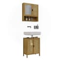 Vicco Badmöbel-Set Liora Bambus/Rattan 2 Teile Bild 5