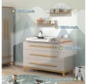 VitaliSpa® Wandregal Malia Cashmere-Eiche Bild 2