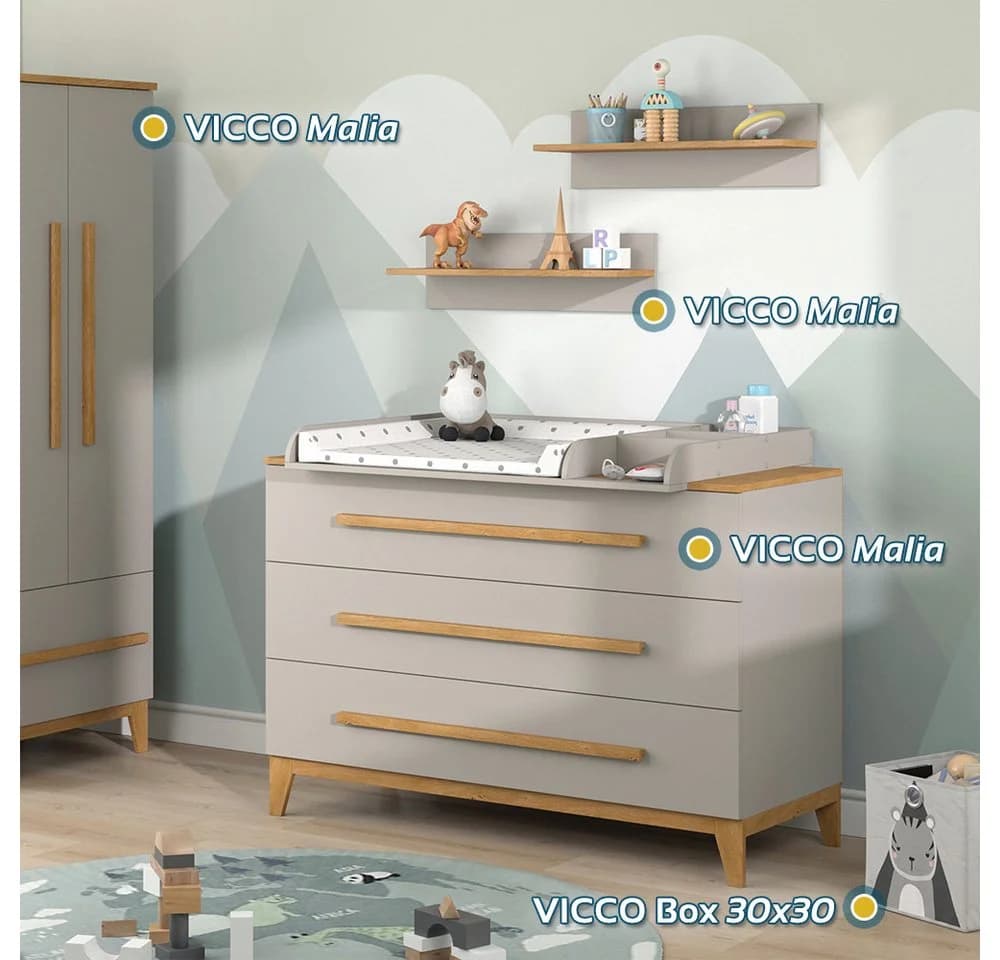 VitaliSpa® Wandregal Malia Cashmere-Eiche - Bild 2