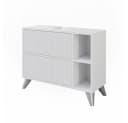 Vicco Waschbeckenunterschrank Leano Weiß Bild 2
