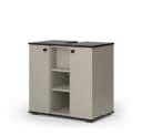 Vicco Waschbeckenunterschrank Joli Greige/Schwarz 60 x 59 cm Bild 2