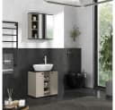 Vicco Waschbeckenunterschrank Joli Greige/Schwarz 60 x 59 cm Bild 4