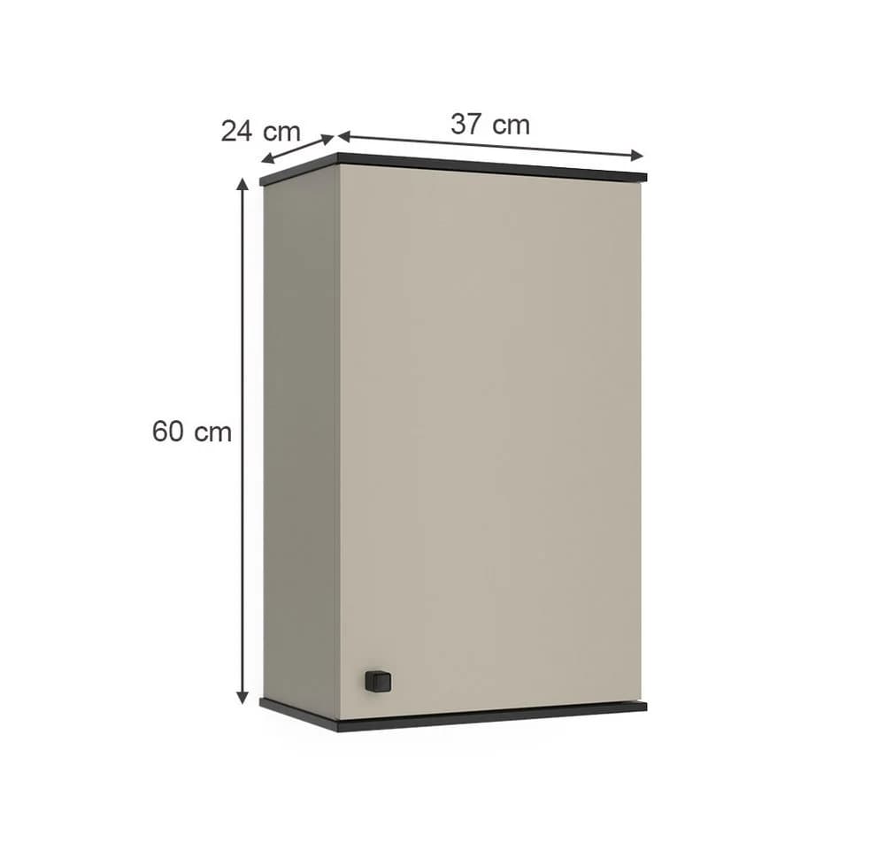 Vicco Hängeschrank Joli Greige/Schwarz - Bild 3
