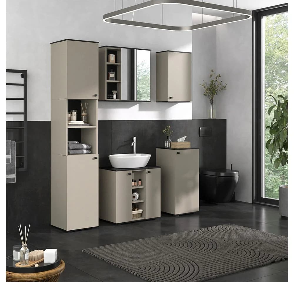 Vicco Hängeschrank Joli Greige/Schwarz - Bild 4