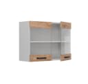 Vicco Glashängeschrank R-Line Goldkraft Eiche/Weiß Bild 4