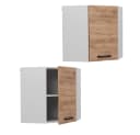 Vicco Eckhängeschrank R-Line Goldkraft Eiche/Weiß Bild 5